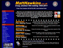Tablet Screenshot of matthawkins.co.uk